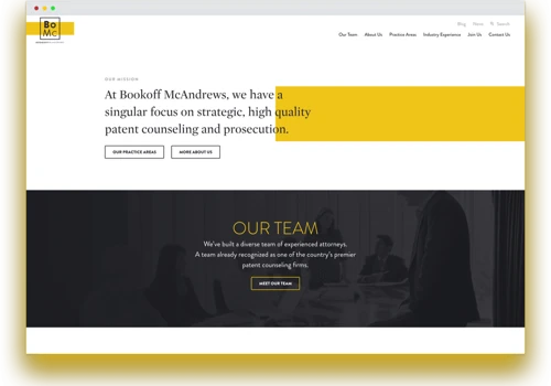 Designing a Visual Experience That Embodies the Brilliance of the Team and the Firm