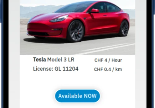e-Mobility, ride sharing application