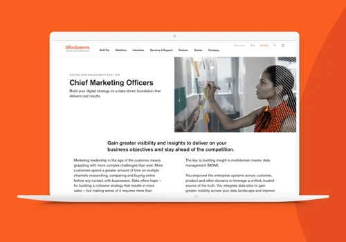 Stibo Systems—Creating a persona-driven web experience