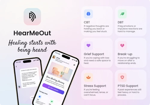 HearMeOut your 24/7 AI therapy companion for menta