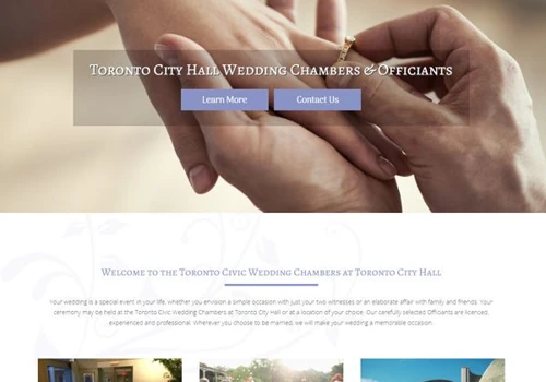Toronto City Hall Wedding Chambers