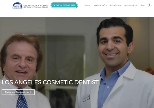 SEO work for a cosmetic dentistry website in Los Angeles, USA