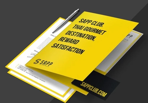 Sapp Thai restaurant Branding Design