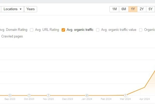 From 200 to 34000 visitors per month in 6 weeks.