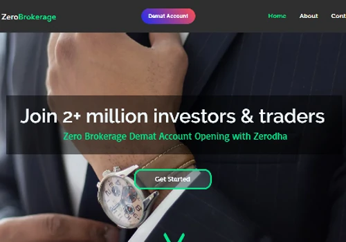 New Webdesign for Zero-Brokerage