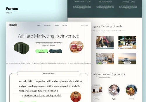 Furnee Brands Website Redesign