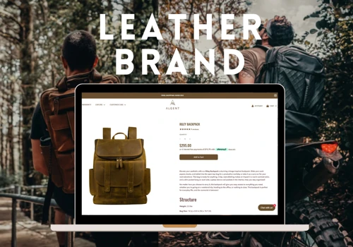 Leather Brand - CRO, A/B Testing & Web Redesign