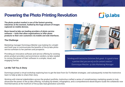 Content Creation to Power Photo Printing Globally