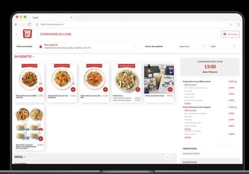 Restaurant online ordering system