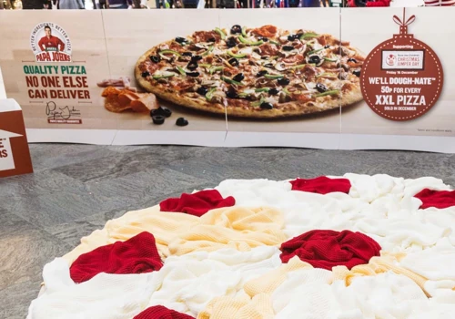 Papa John's Christmas Jumper Day Stunt