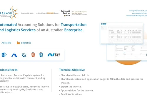 Automated Accounting Solution Using Azure and SharePoint