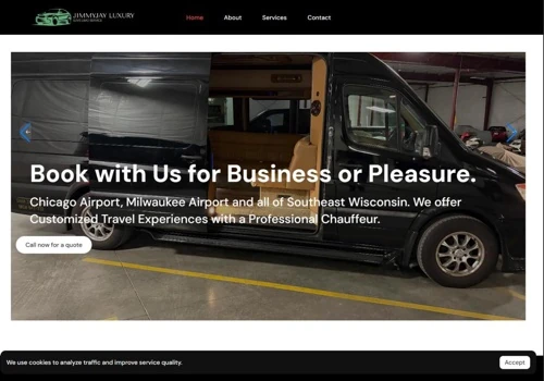 JimmyJay Luxury Shuttle & Limo Website