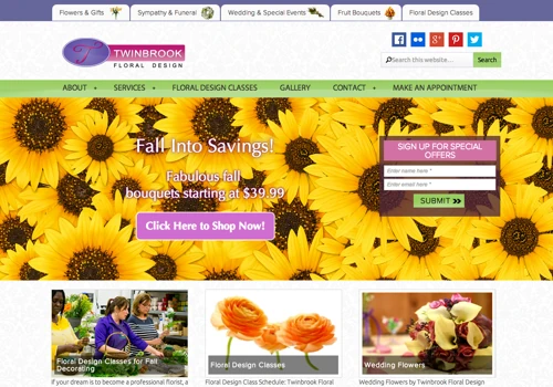 Website Design for Florist