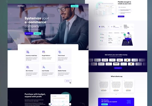 Inventory Ahead Website UX/UI Design