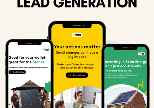 B2B Content Marketing for renewable energy company