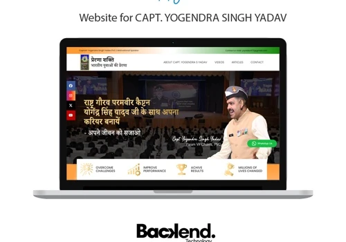 Captain Yogendra Singh Yadav PVC Website