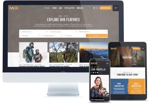 BASE Magazine WordPress website