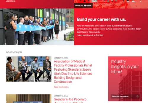 Website Design & Development | Skender