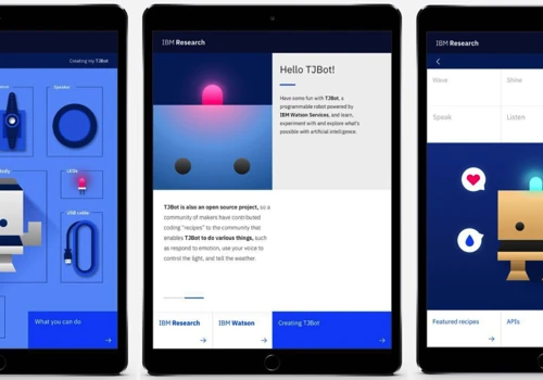 IBM | TJ Bot app (UX/UI/IxD)