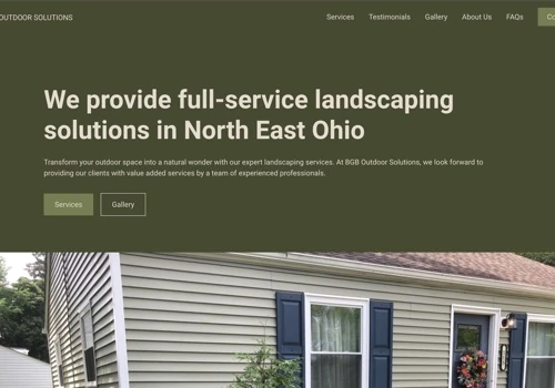 Landscaping Website