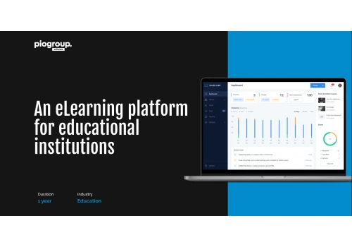 An eLearning management system