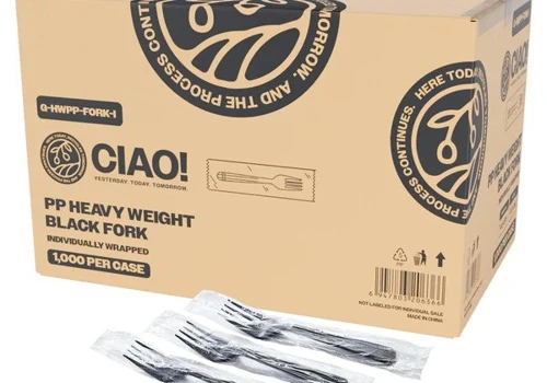 CIAO! Heavy Weight Black Fork Polypropylene