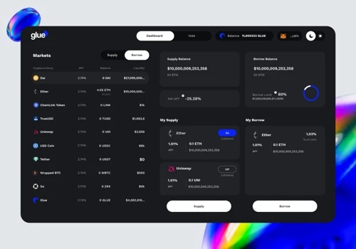 Glue - Gold Crypto App