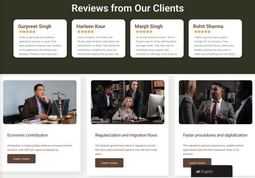 Yodha Legal — Fast-Track WordPress Website Design