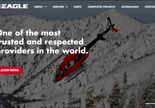 Full Website Rebuild for a Leader in Helicopters