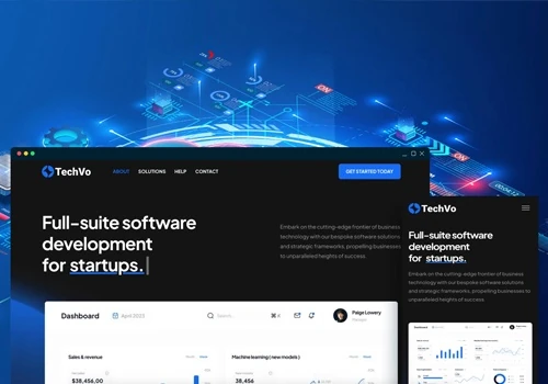 Web Design for Saas Company