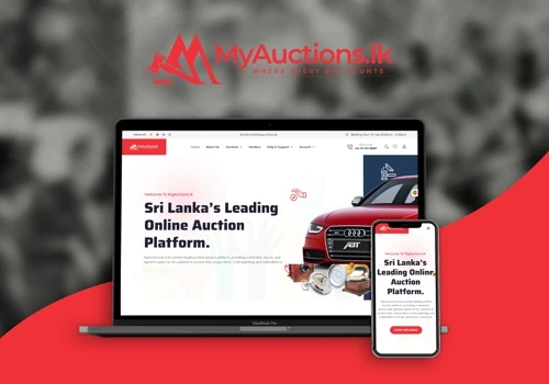 MyAuctions.lk Website Development