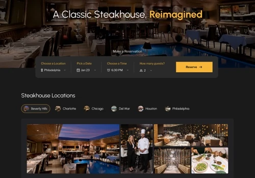 Steak48 Website Redesign