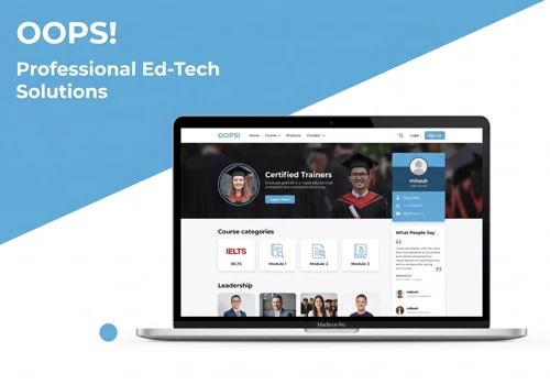 Oops! an E-Learning platform