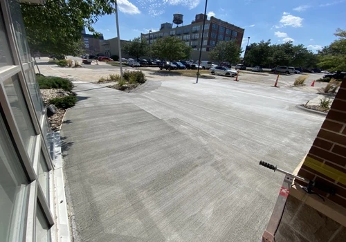 Commercial Concrete Parking Lot Replacement