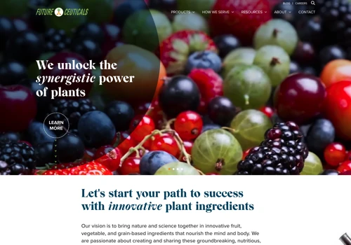 Future Ceuticals Webflow Website
