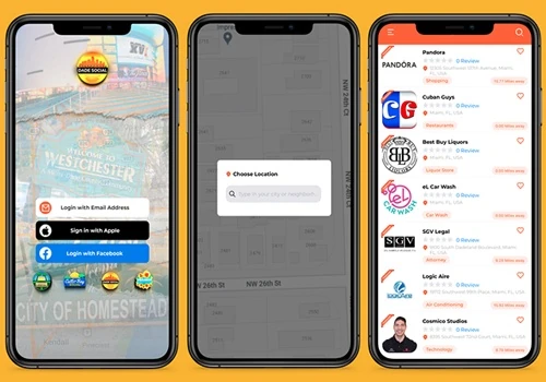 Dade Social iOS and Android App