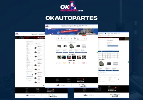 Autoparts E-Commerce AppOkAutopartes" is your one-