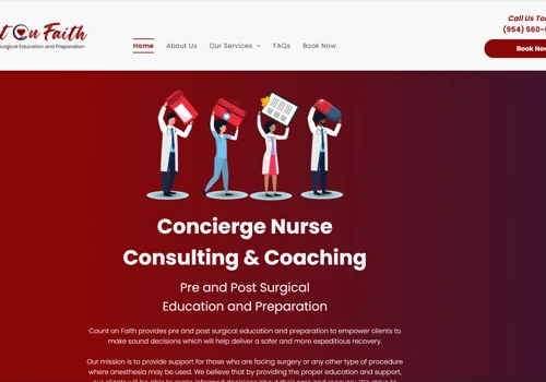 IV Hydration Therapy Website Design