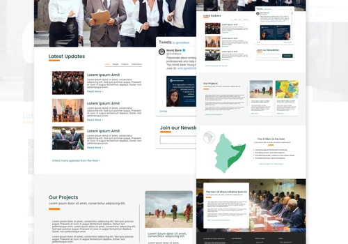 Corporate Website for a Government Entity