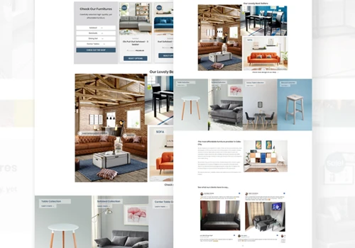 E-commerce Website for a Furniture Corporation