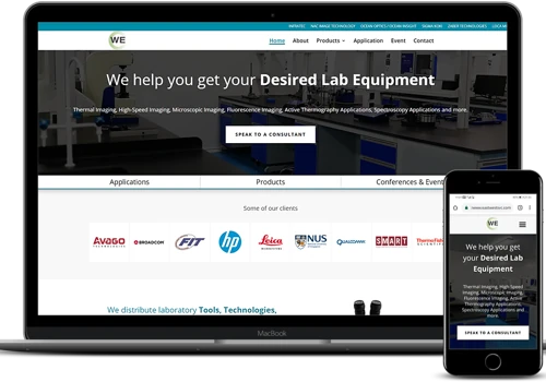 EastWest SVC Pte Ltd's Website Design