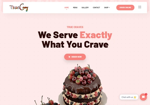 True Craves Website Design by The Social Cafe