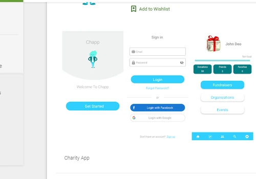 Charity Mobile application