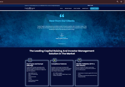 Interactive SaaS FinTech Platform