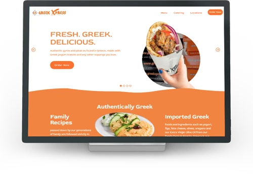 GreekXpress Food Website