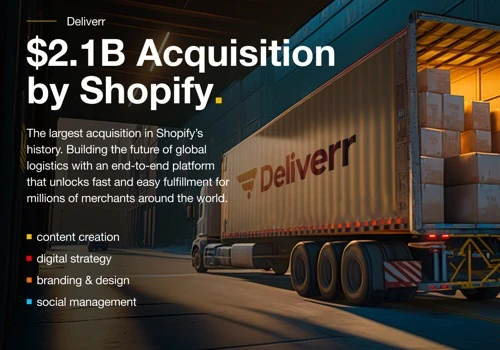 $2.1B Acquisition by Shopify.