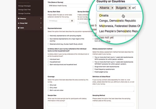 Global Dietary Database