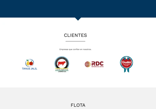 Logistics Company web design