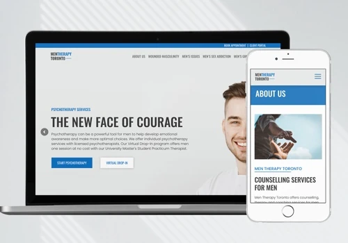 Men Therapy Toronto - Psychotherapy Website Design
