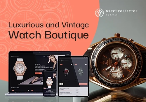 Watchcollector: eCommerce Website Development